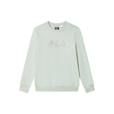 Fila Letter Logo Casual Crewneck Sweatshirt Men Sweatshirt Liu-Green F11M317203F-TQ