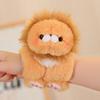 Cartoon Animal Hand Ring Plush Toy With Fox Dinosaur Shark For Kids Gift