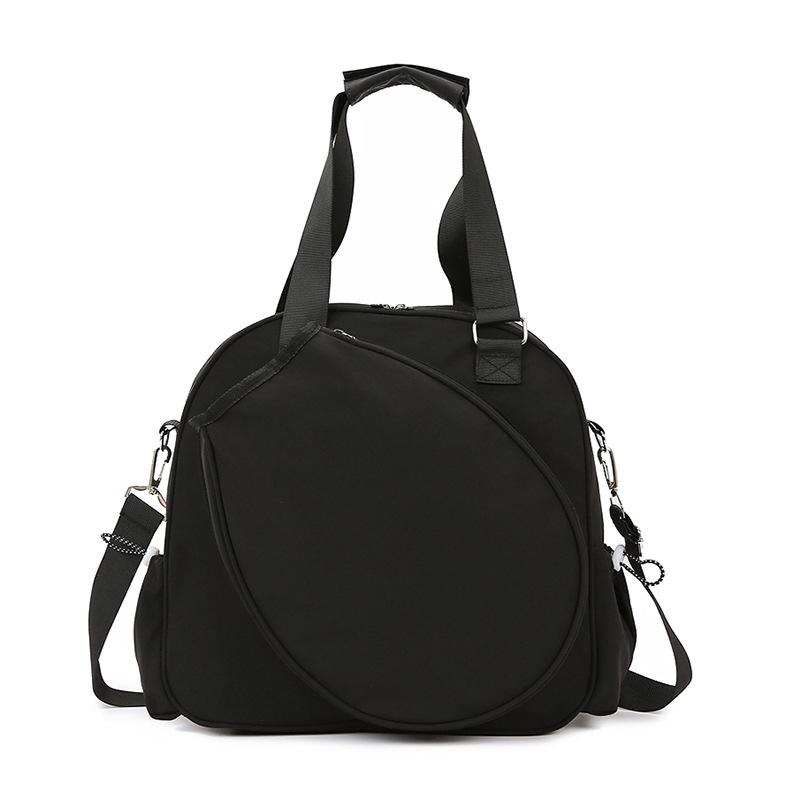 

Высококачественный рюкзак большой вместимости для бадминтона и тенниса для занятий спортом на открытом воздухе - Портативная и унисекс наплечная сумка чёрный