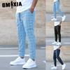 GMXIA Women's Fashion Casual Solid Color Print Pants & Capris