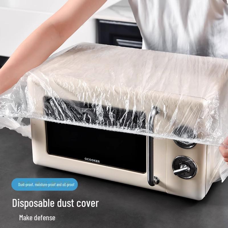 Universal Transparent Dust Cover for Rice Cookers, Baking Trays, Microwaves, and Household Appliances