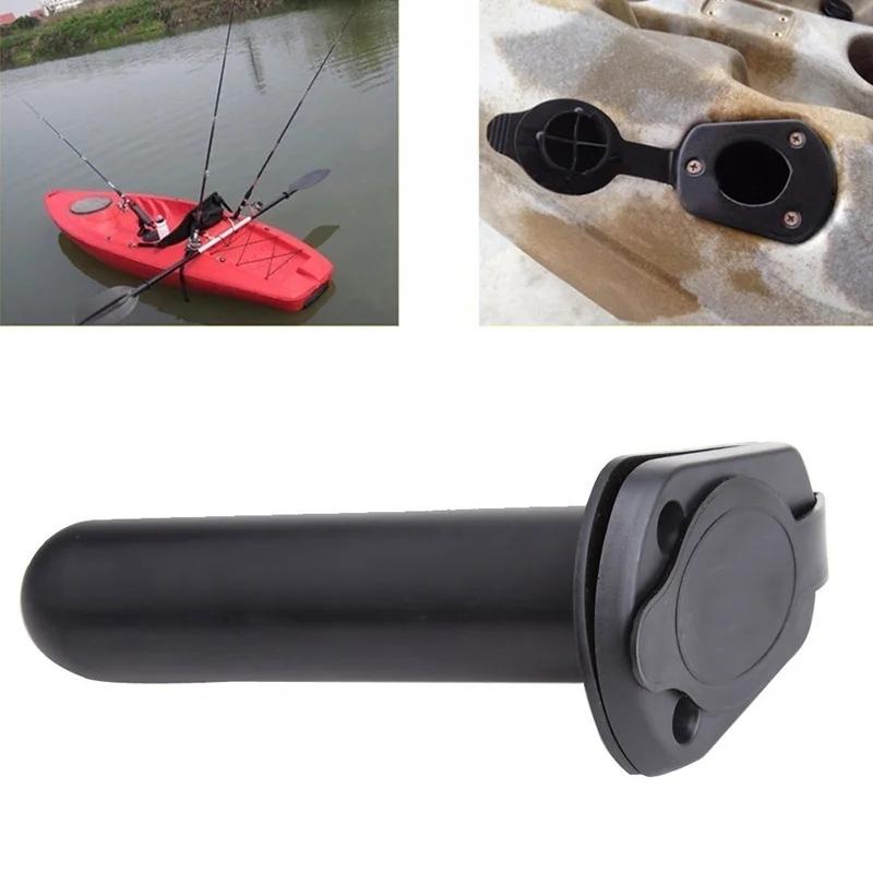 1 Pcs Canoe Fixed Fishing Seat Fishing Rod Bracket Embedded Oblique Insertion Fishing Seat Yacht Accessories