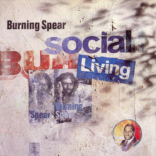 Виниловая пластинка BURNING SPEAR Social Living BAFLP004 BLOOD FIRE 1994 Великобритания Регги Ска Даб Б/у