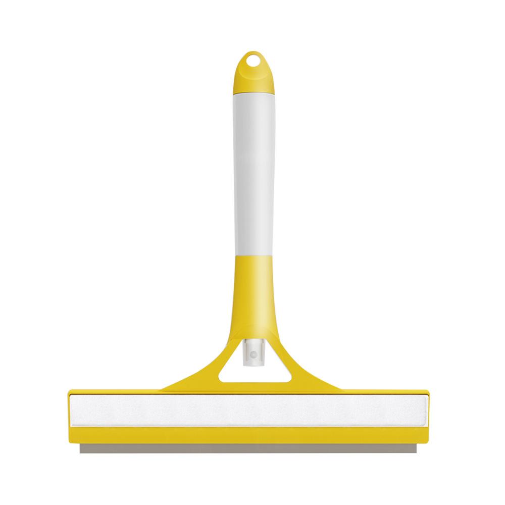 

3 в 1 многофункциональная щетка для очистки воды скребок для мытья окон автомобиля дома инструмент для чистки стекол с распылителем жёлтый