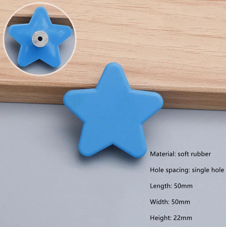 Modern Simple Aluminum Colorful Furniture Handles Children's Room Cabinet Door Handles Drawers Wardrobe Knobs Home Decoration