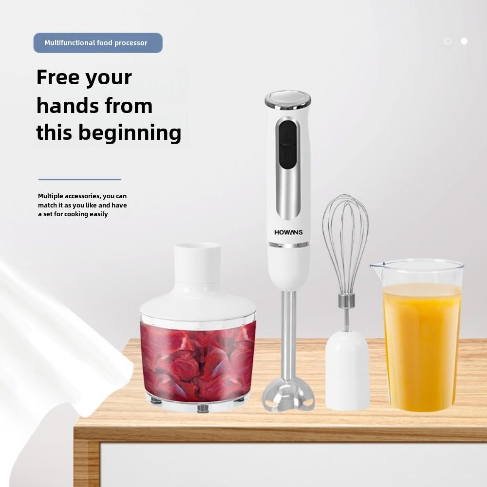 Household Cooking Stick Set Multifunctional Handheld Meat Grinder Stainless Steel Knife Head Small Baby Food Juicer