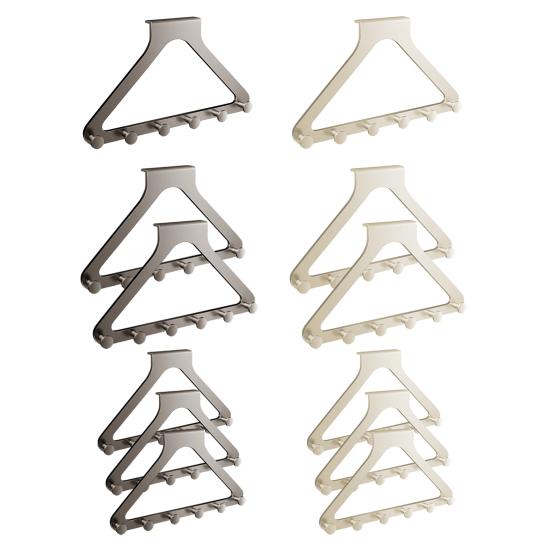 Hanger Rack Punch-free Over-the-Door Organizer Heavy Duty No-Drill Easy Installation RV Door