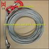 Galvanized Steel Wire Rope Slings with Crimped Swivel Safety Hook