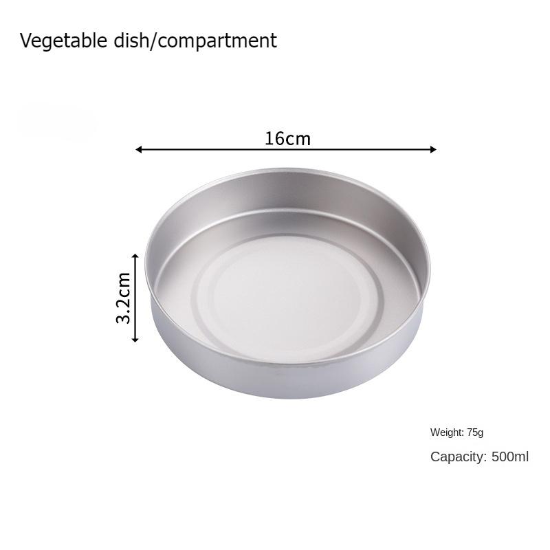 Pure titanium meal box, outdoor camping meal box, hiking meal box, sealed antibacterial meal box, picnic preservation meal box