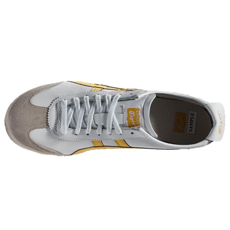 ONITSUKA TIGER MEXICO 66 Casual Shoes Unisex Low Top White/Yellow/Beige D4J2L-0104