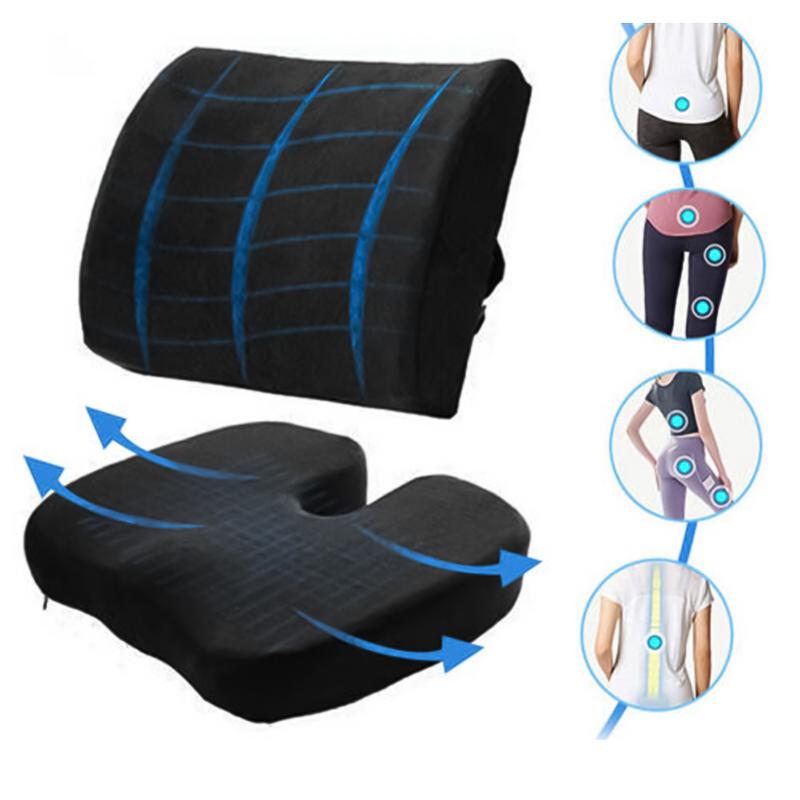 Lendenwirbelstütze Rückenkissen Ergonomisches Kissen für Stuhl Bürostuhl Lendenwirbelstütze Kissen für Autositz Heimsofa