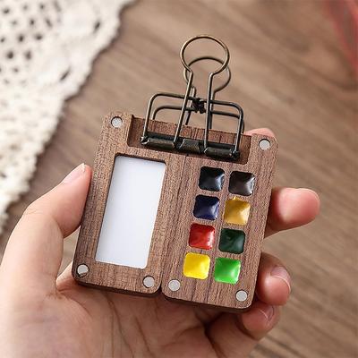 Mini Watercolor Kit, Pocket Artist Watercolor Set, Watercolor Paint Sets, Travel Water Color Set With 24 Color Paints