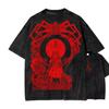 2026 Neues Top Mode Action Rollenspiel Blood Borne Peripherieartikel Print T-Shirt Vintage gewaschen Herren Damen Baumwolle Locker Übergröße T-Shirt Kurzarm Top