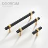 Dooroom Messing Möbelgriffe T-Bar Leichter Luxus Mode Schwarz Gold Silber Kleiderschrank Kommode Schrank Schrank Schubladengriffe
