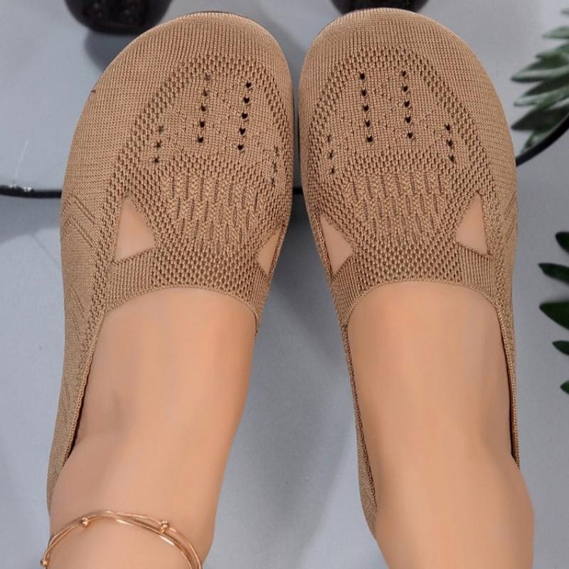 

Мода Модные и Дышащие Летние Сетчатые Легкие Туфли для Мамы Слипоны Плоские Повседневные Нескользящие Спортивные Вулканизированные Туфли для Женщин 36 хаки