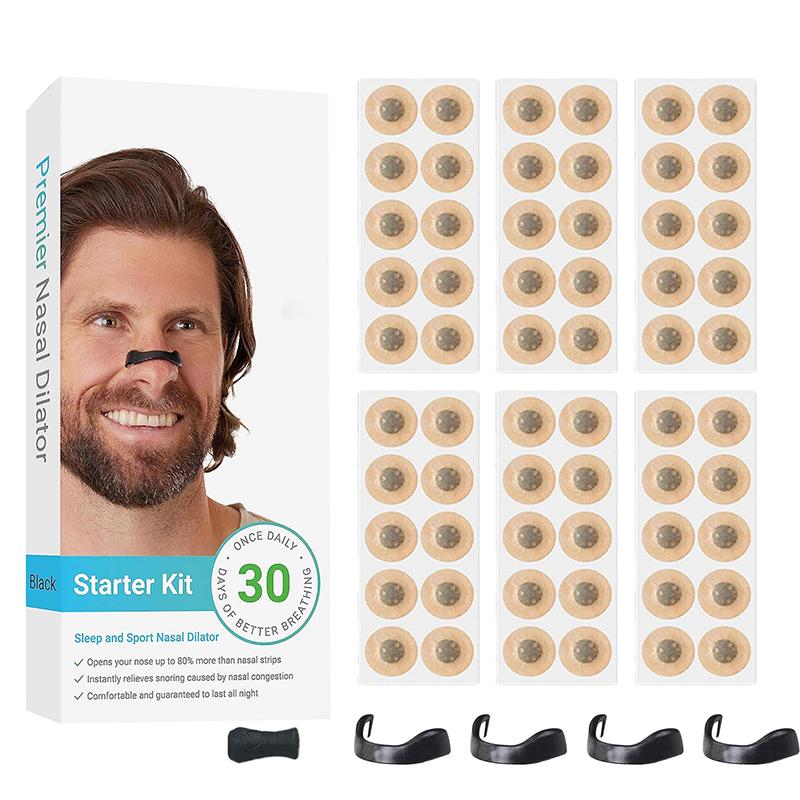 15/30Pairs Nasal Breathing Dilators Starter Kits Magnetic Nose Strips Increase Sports Air Intake Improve Sleeping Reduce Snoring