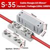 New High Power High Power Splitter Conductor Brass Large Current Quick Terminal Block Wiring Connector Electrical