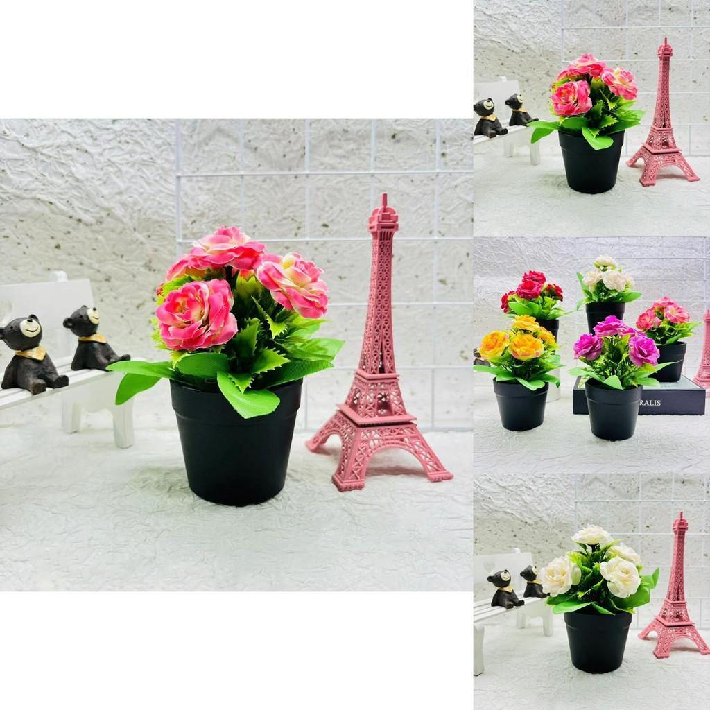 Rose Synthetic Plant With Injection Molding For Gift Arrangements And Interior Design