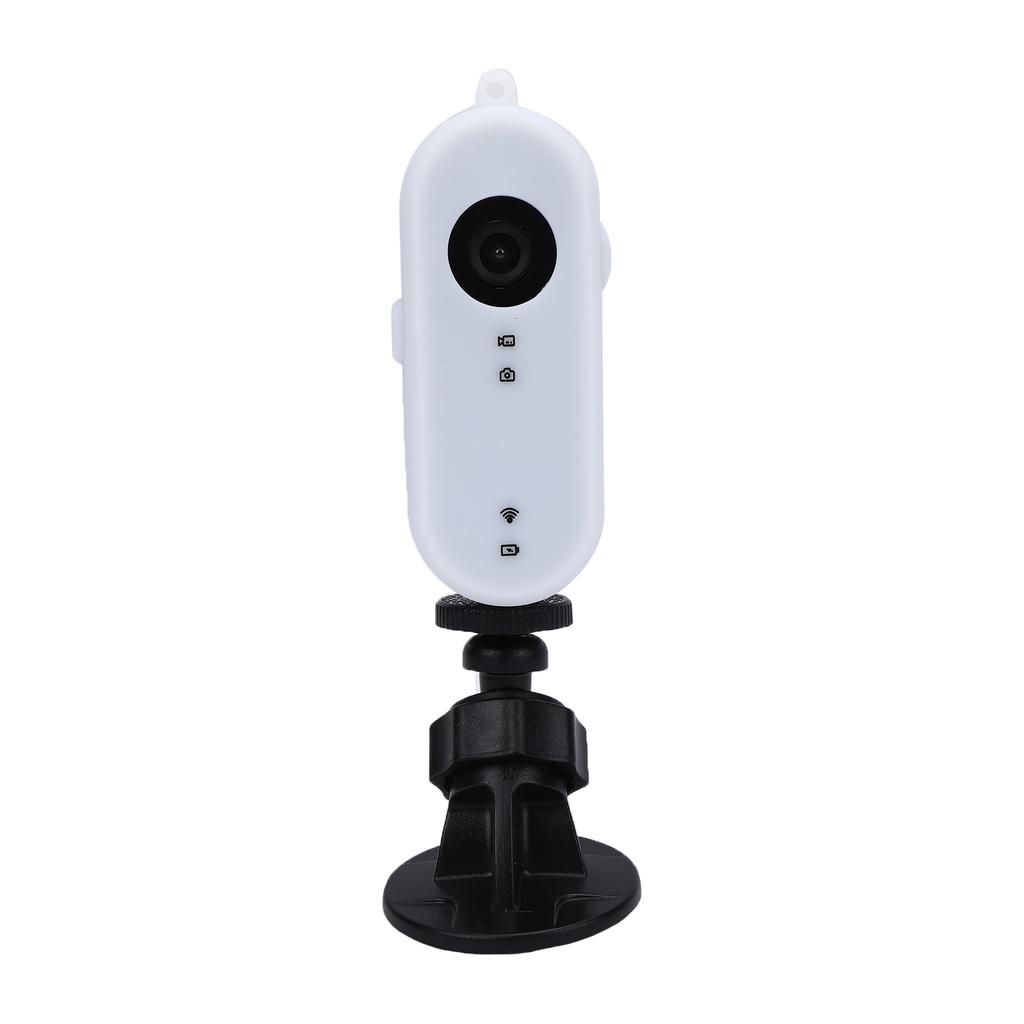 1080P Thumb Action Camera Wide Angle Portable Sports Action Camera with 64GB Memory Card Car Mount for Travel