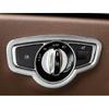 Headlight Switch Control 2016-21 Matte Sliver Button Ring For Benz E-Class W213