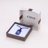 [KOAI] Lapis Lazuli Plate Adjustable Length Power Stone Necklace for Women and Men
