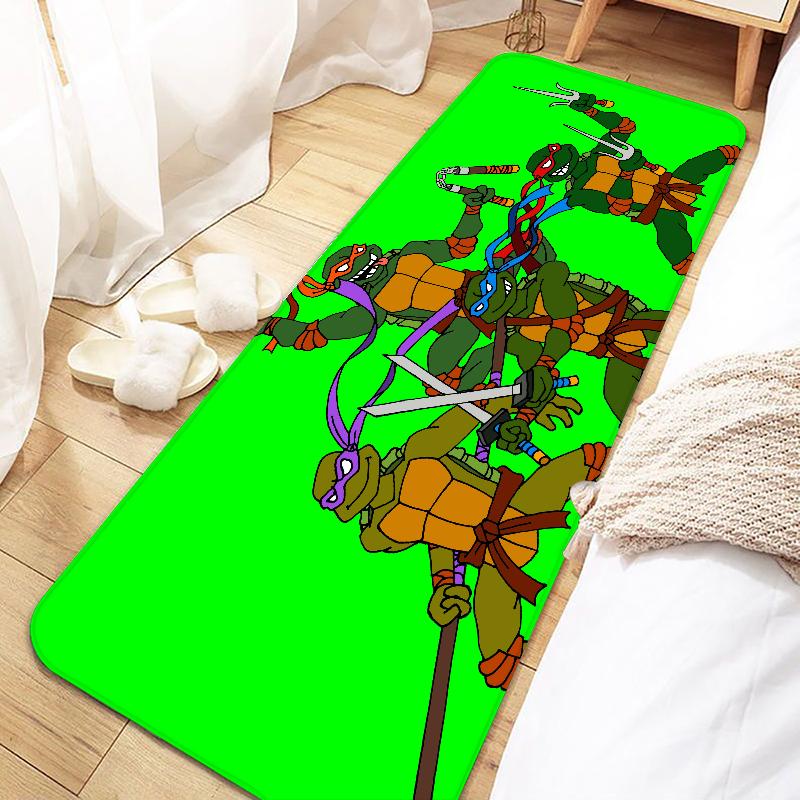 N-Ninja Turtles Door Mat Entrance Non-slip Doormat Washable Kitchen Carpet Living Room Hallway Rugs Bathroom Bath Door Mats