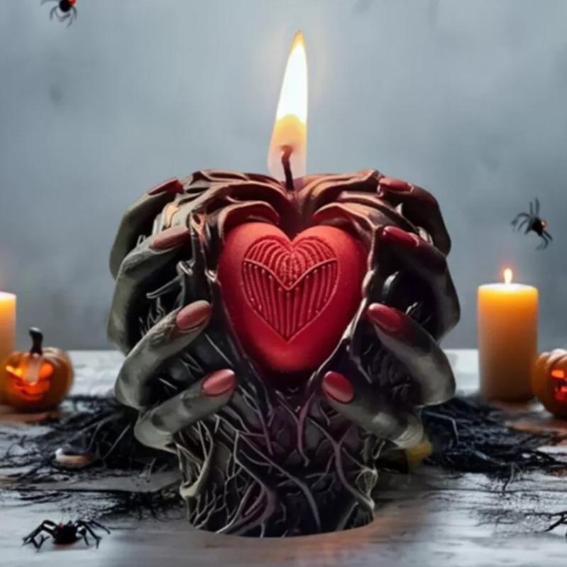 Holding Heart Lumanari Matrite Halloween Lumanari Matrite Matrite 3D DIY Craft Rasina Nou