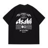 2026 Giappone Asahi Beer Maglietta di Lusso Estiva Unisex Casual Americana Cotone Manica Corta Top Street Wear Popolare Stile Hip Hop