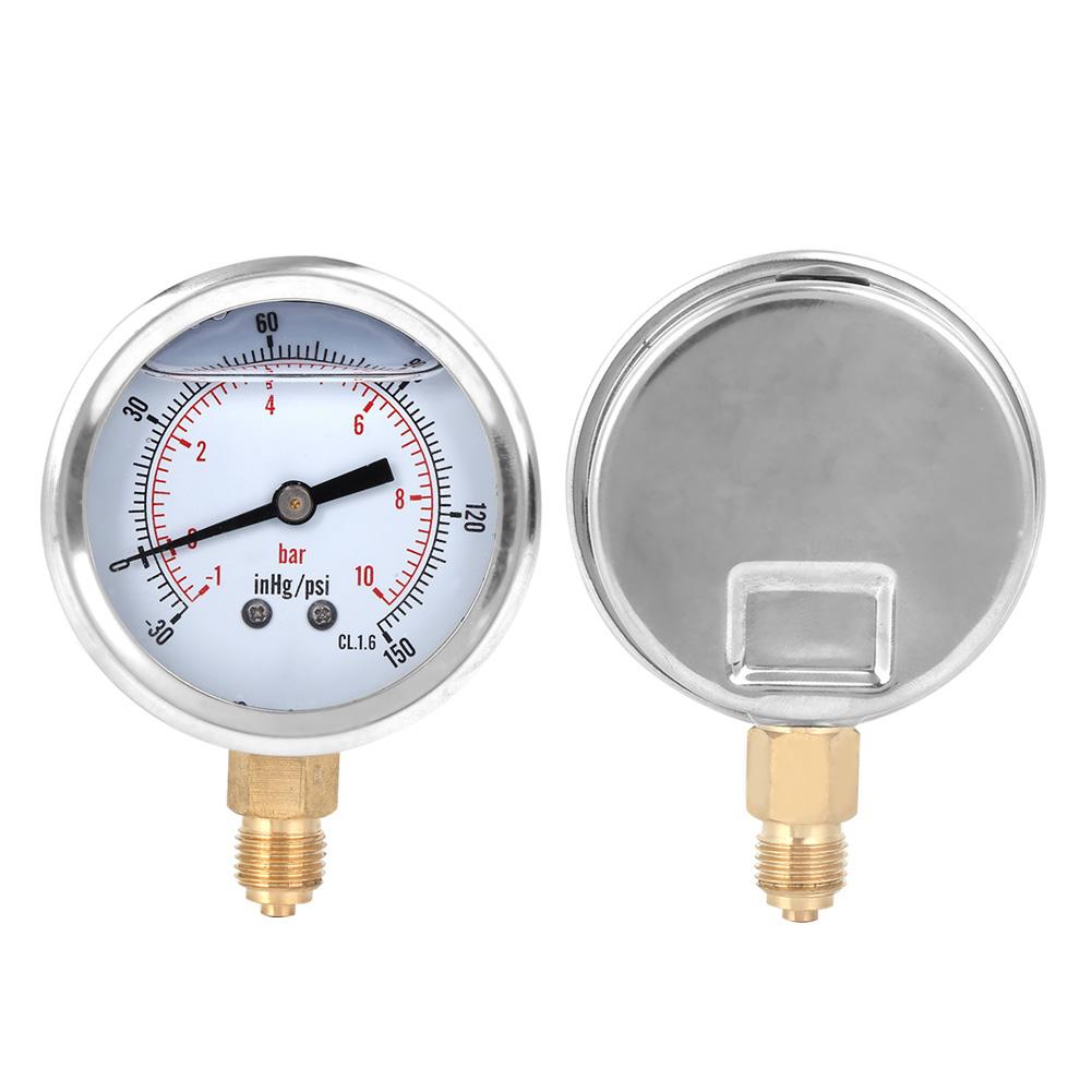 TS PGGZ60410bar 14BSP Y60 Radial Oil Filled Vacuum Pressure Gauge Manometer
