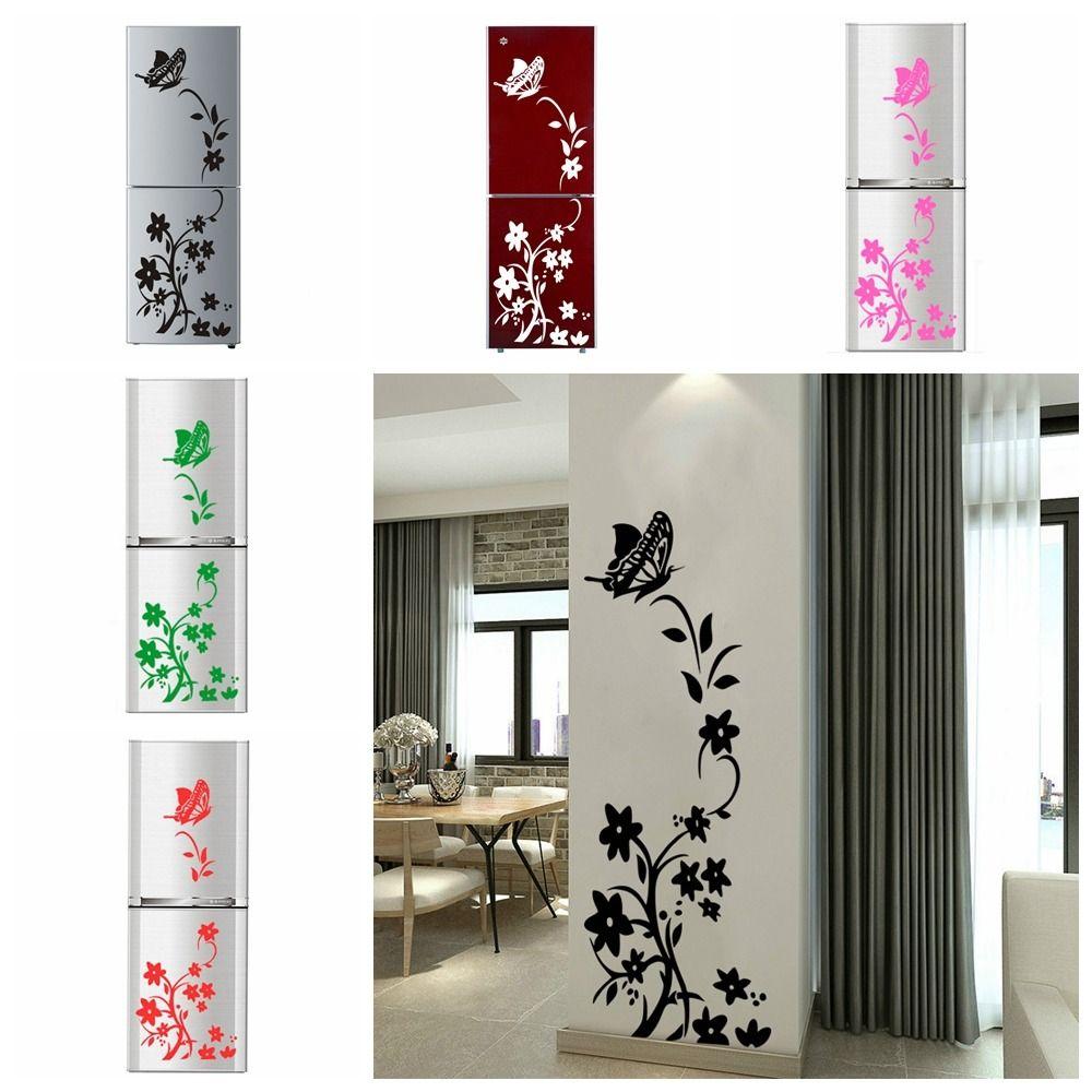 

DIY Butterfly Rattan Sticker Rattan Butterfly Refrigerator Sticker Creative Living Room чёрный