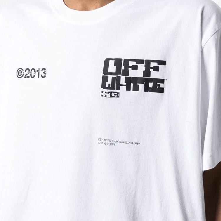 OFF WHITE Tech Marker T shirt OMAA038S21JER0080110