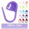 QJH 50/200/500 Pcs Mix Color Knitting Stitch Counter Crochet Locking Stitch Markers Stitch Needle Clip Knitting Crochet Markers