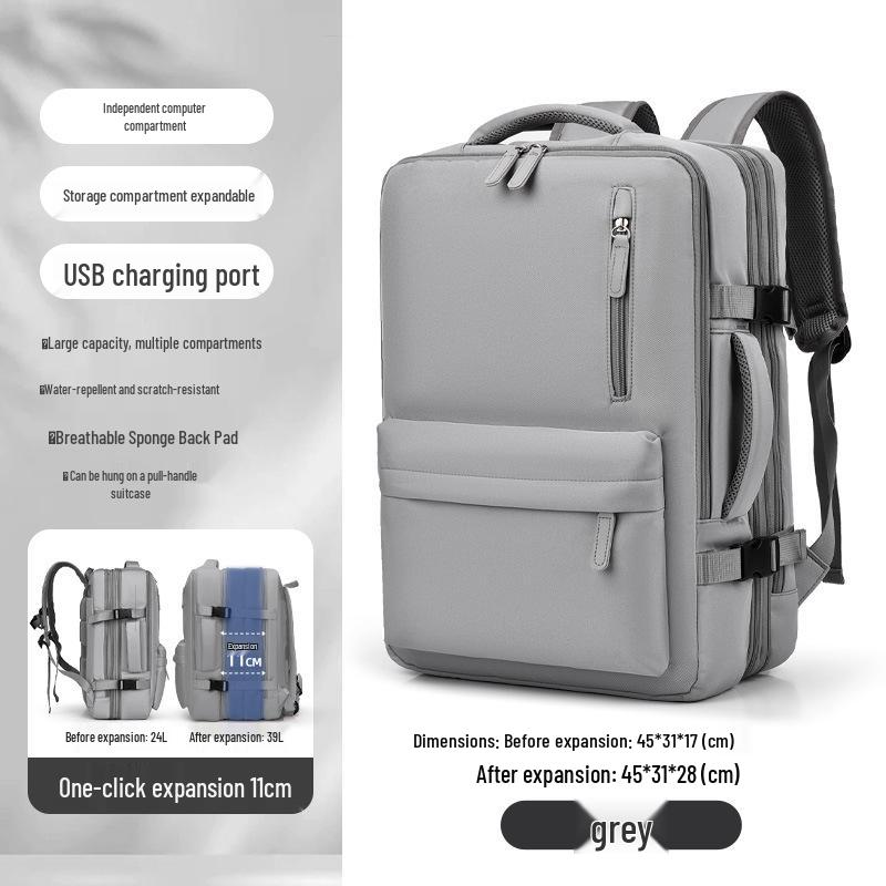 Lightweight Multi-functional Travel Backpack for Short Trips - Large Capacity for Men & Women