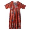 DIMANAF New 2026 Summer Women Plus Size Vintage Lady Long Dress Beach Loose Oversize Maxi Floral Print Cotton