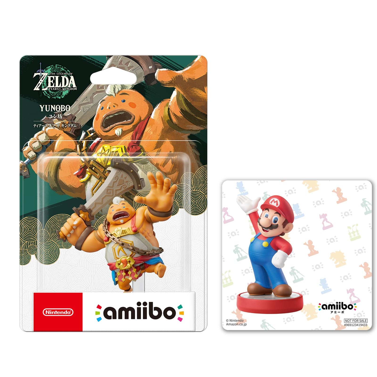 amiibo Юнбо из The Legend of Zelda Оригинальная наклейка в комплекте [Tears Kingdom] (Сериал) [Бонус]