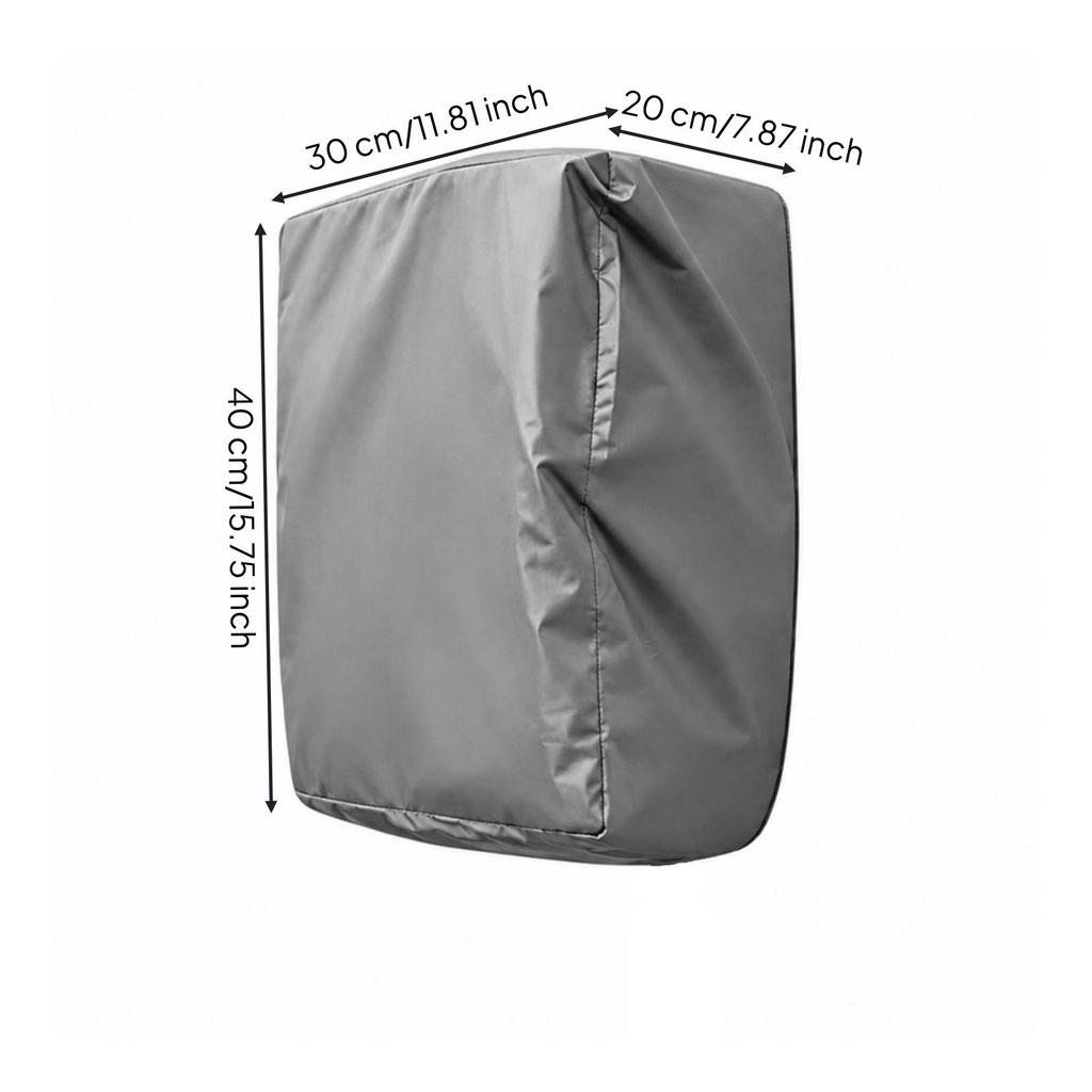 Charging Station Cover Dustproof WallMounted EV with Drawstring Closure WaterResistant Gray a