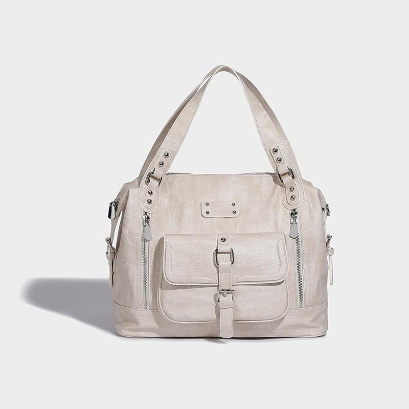 2024 Summer New Niche High-End Vintage Commuter Tote Bag Large Capacity Handbag Shoulder Crossbody Bag for Women