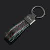For Cadillac ATS BLS CT4 CT5 CT6 CTS ESCALADE SLS SRX XT4 XT5 XTS Fashion Leather Car Logo Key Chain Keyrings Pendant