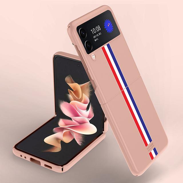 Luxury Slim Thin Protective Cover Case For Samsung Galaxy Z Flip 3 5g Flip3 Z Fold3 Fold 3 Folding Cell Phone Bag Funda Coque