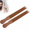 2 bucăți Straight Razor Strop cu două straturi pentru ascuțire Brici drepte Strop Belt