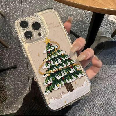 Christmas Tree Design iPhone Case for Models: 13, 14 Pro, 15, 16 Pro, 17 Pro Max