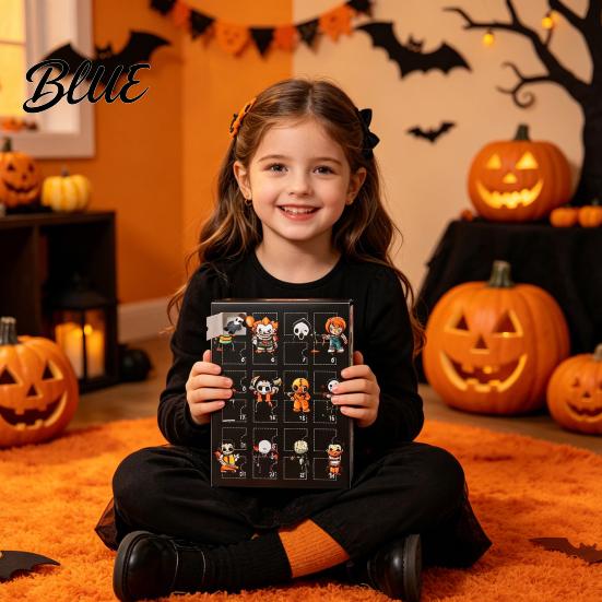 Halloween Advent Calendar 2026 24 Day Countdown Box Spooky Holiday Party Favor for Kids Adults Horror Themed