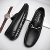 Penny Loafers Men Flats Handmade Luxury Designer Leather Casual Shoes Slip-on Driving Shoes Man Moccasins Boat Shoes Black/Brown