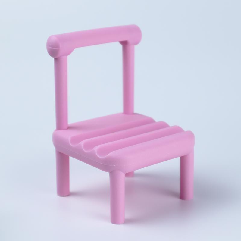 

Universal Phone & Tablet Holder - Cute Plastic Chair Stand for Lazy Desktops розовый