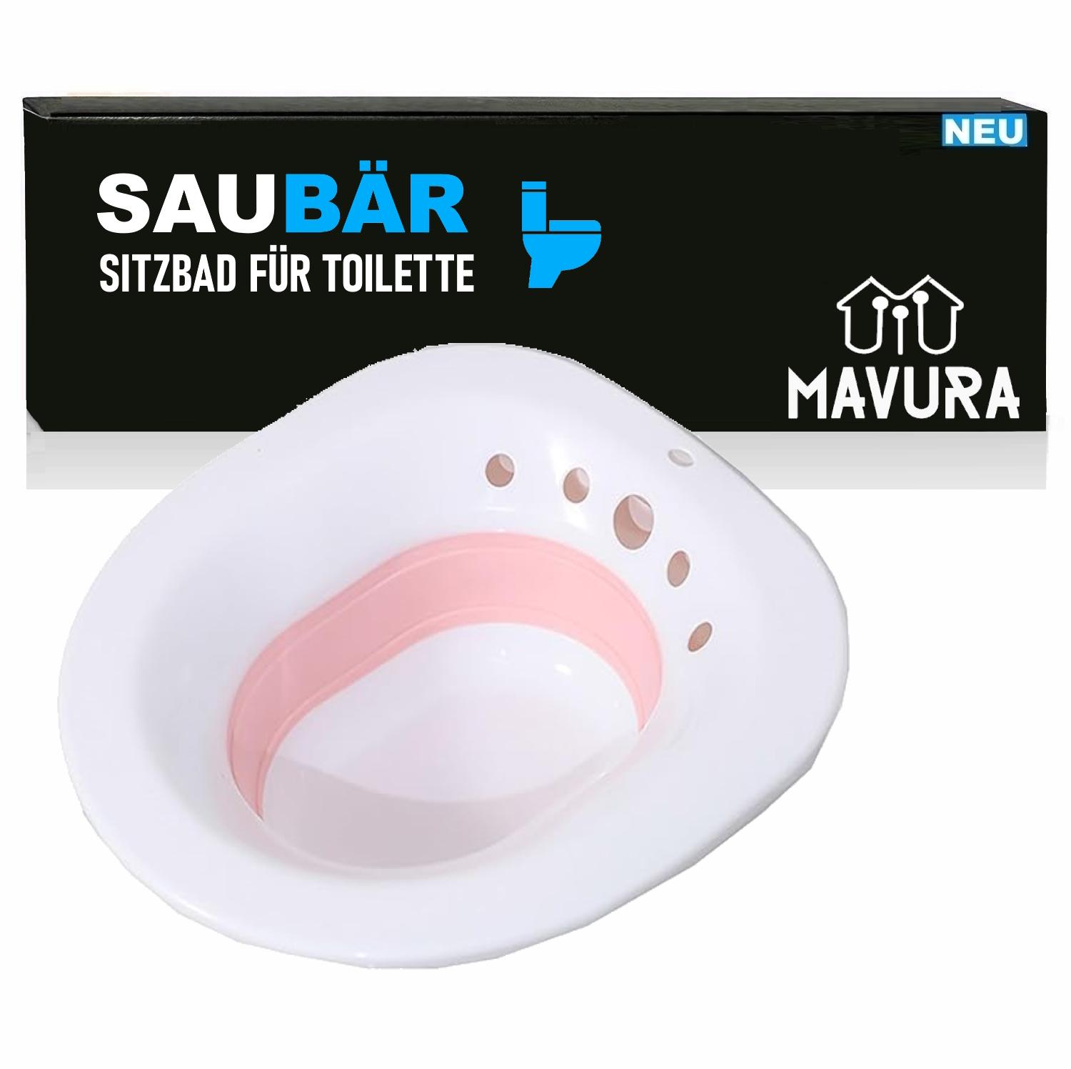 

Портативна та складна сидяча ванна SAUBÄR з біде для туалету