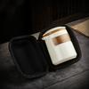 Merchandise Tea Set Travel Portable Express Cup Outdoor Double Tea Maker Ceramic Couple Cup Travel Teacup