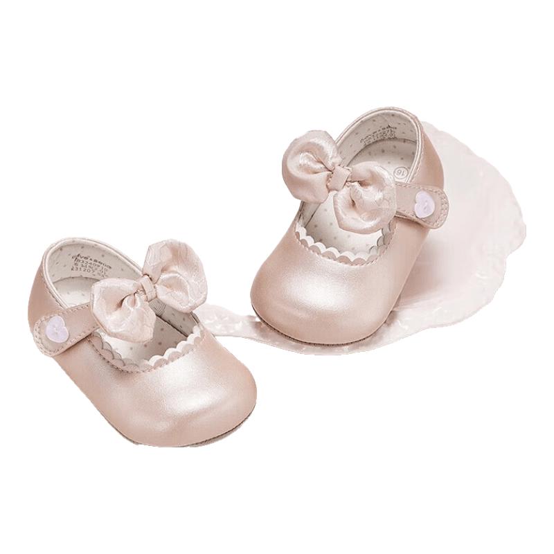 David & Bella Baby Girl Princess Pre-Walker Soft Sole Shoes 16
