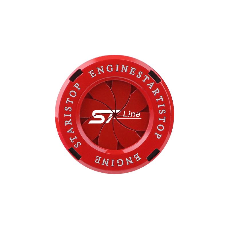 Car Start Switch Button Cover Decorative Auto Accessories For Ford ST Line Focus Mustang Fiesta Puma Ranger Kuga MK7 MAX F150