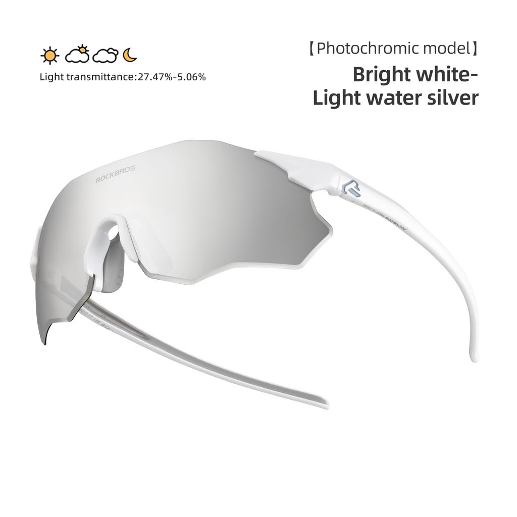 ROCKBROS Cycling Glasses Photochromic/Polarized UV400 Sunglasses MTB Road Bike Eyewear Windproof Goggles Protection Eyewear