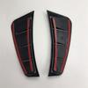 2×Universal Car Side Fender Stickers Wheel Eyebrow Protector Carbon Fiber Look